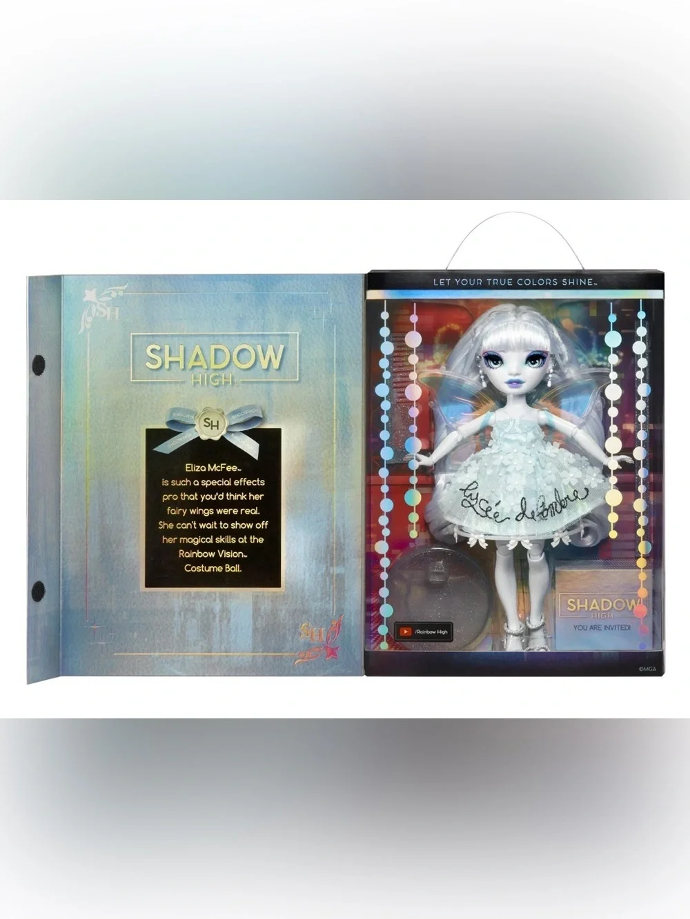 Rainbow Vision COSTUME BALL Shadow High – Eliza McFee (Light Blue) Fashion Doll.